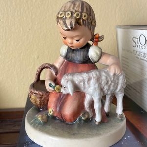 Hummel Girl with sheep